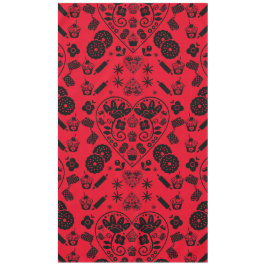 Cupcake Baking Folk Tischdecke