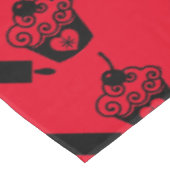 Cupcake Baking Folk Tischdecke (Schrägansicht)