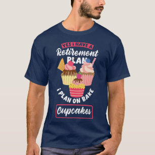 Cupcake Baking Funny Bake Lover Rentierung T-Shirt