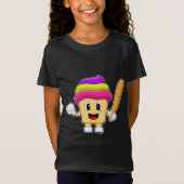 Cupcake Baseball Baseball T-Shirt (Vorderseite)