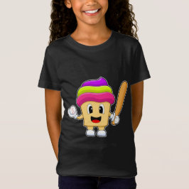 Cupcake Baseball Baseball T-Shirt