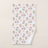 Cupcake Bath Handtuch Set - Pink Polka Dot Dessert (Handtuch)