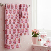 Cupcake Bath Towel Set