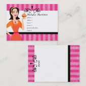 Cupcake Beauty Visitenkarte (Vorne/Hinten)