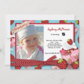 Cupcake Birthday Einladung (Vorderseite)