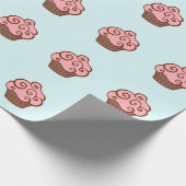 Cupcake Birthday Geschenkpapier (Ecke)