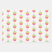 Cupcake Birthday Geschenkpapier Set (Vorderseite)
