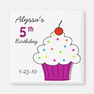Cupcake Birthday Magnete Magnet