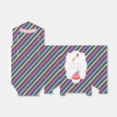 Cupcake Birthday Party Guest Fevor Geschenkschachtel (Ungefaltet)