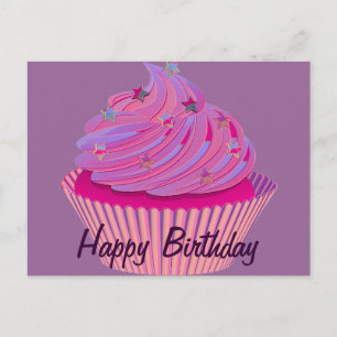 Cupcake Birthday Postkarte