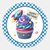 Cupcake Birthday Stickers (Vorderseite)