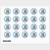 Cupcake Birthday Stickers (Blatt)