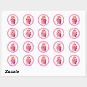 Cupcake Birthday Stickers (Blatt)