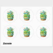 Cupcake Birthday Stickers (Blatt)
