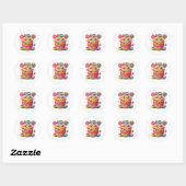 Cupcake Birthday Stickers (Blatt)