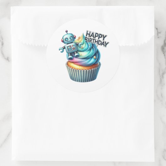 Cupcake Birthday Stickers (Tasche)