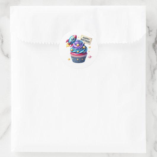 Cupcake Birthday Stickers (Tasche)
