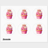 Cupcake Birthday Stickers (Blatt)