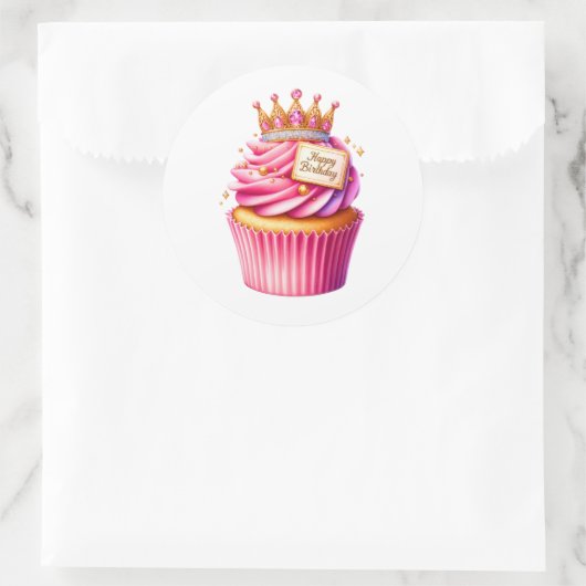 Cupcake Birthday Stickers (Tasche)