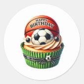 Cupcake Birthday Stickers (Vorderseite)