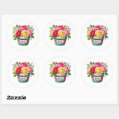Cupcake Birthday Stickers (Blatt)