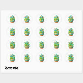 Cupcake Birthday Stickers (Blatt)