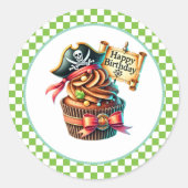 Cupcake Birthday Stickers (Vorderseite)