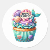 Cupcake Birthday Stickers (Vorderseite)