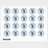 Cupcake Birthday Stickers (Blatt)
