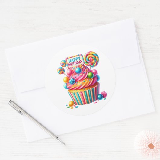 Cupcake Birthday Stickers (Umschlag)
