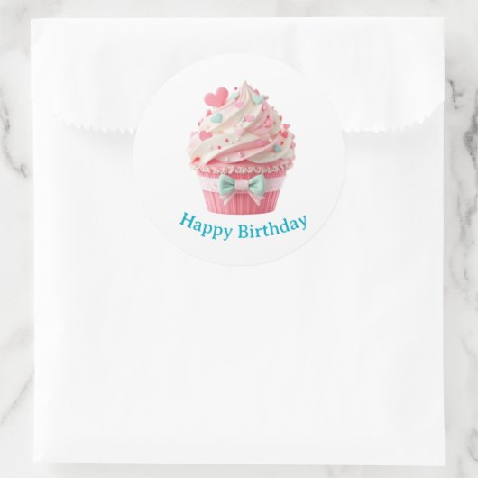 Cupcake Birthday Stickers (Tasche)