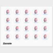 Cupcake Birthday Stickers (Blatt)