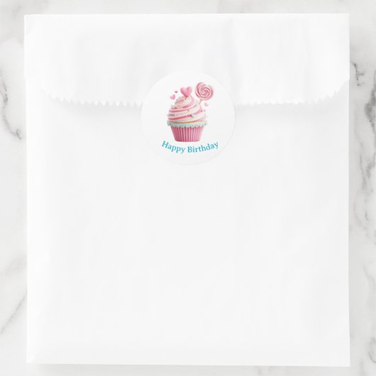 Cupcake Birthday Stickers (Tasche)