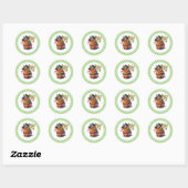 Cupcake Birthday Stickers (Blatt)
