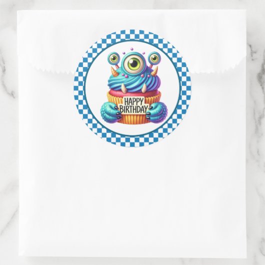 Cupcake Birthday Stickers (Tasche)