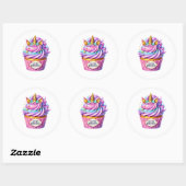 Cupcake Birthday Stickers (Blatt)