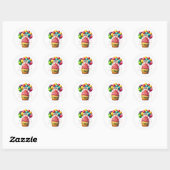 Cupcake Birthday Stickers (Blatt)