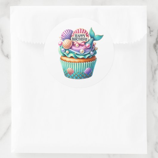 Cupcake Birthday Stickers (Tasche)