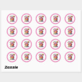 Cupcake Birthday Stickers (Blatt)
