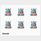 Cupcake Birthday Stickers (Blatt)