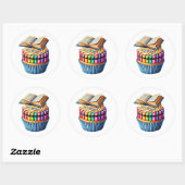 Cupcake Birthday Stickers (Blatt)
