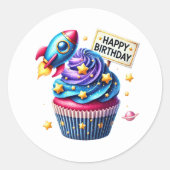 Cupcake Birthday Stickers (Vorderseite)