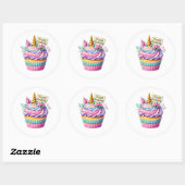 Cupcake Birthday Stickers (Blatt)