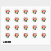 Cupcake Birthday Stickers (Blatt)
