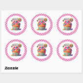 Cupcake Birthday Stickers (Blatt)