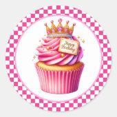 Cupcake Birthday Stickers (Vorderseite)