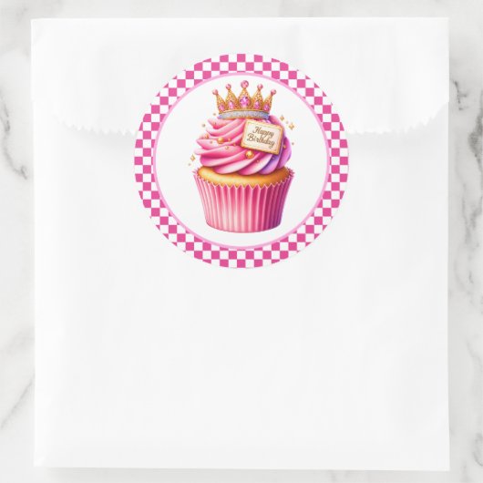 Cupcake Birthday Stickers (Tasche)