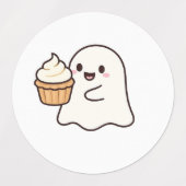 Cupcake-Boo-Aufkleber Etiketten (Design 1)