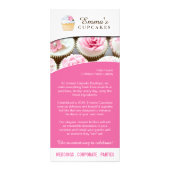 Cupcake Boutique Rack Card Werbekarte (Vorne)