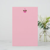 Cupcake Briefpapier (Stehend Vorderseite)